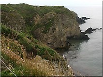 SH2988 : Cliffs at the southern end of Porth Tyddyn-uchaf by Eric Jones