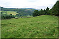 Looking down on Crofthead Farm from Wait Hill