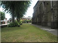 Northern side of St Thomas Churchyard in Elson Road