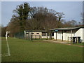 TQ3120 : Southdown FC hut, Burgess Hill by nick macneill