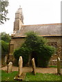 Seaborough: church porch