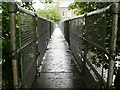 Footbridge near Stackhouse over the Ribble