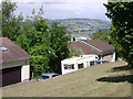 A steep strip of open space, Wolborough Hill, Newton Abbot