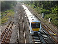 Train approaching West Ruislip station