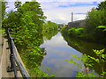 River Irwell at Ramsbottom looking upstream towards Stubbins