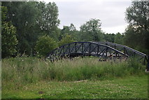 TG1907 : Footbridge over the River Yare by N Chadwick