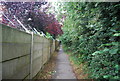 Footpath along side the Glaxo Smith Kline Works, Powder Mills