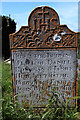 W6348 : Graveyard at Ringrone: 18c Gravestone (3) by Mike Searle