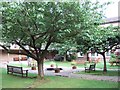 The courtyard of Luther King House