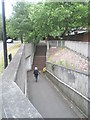 Underpass at the western end of the A246