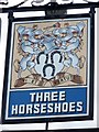 Sign for the Three Horseshoes