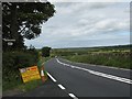 Newly refurbished section of the B5111 at Llangwyllog