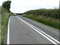 The B5111 north of the turnoff for the hamlet of  Llangwyllog