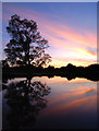 TM3860 : Sunset at Marsh Farm by Dave Croker
