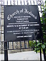 Information Board at Warrenpoint C.O.I.