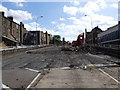 Sir John Hawkins Way under demolition, Chatham