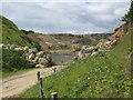 Entrance to Hawthorn Quarry