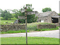 Old signpost at Thorlby