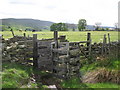 Complicated stile below Low Crooked Well