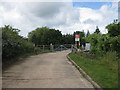 Approaching the level crossing, Broadoak