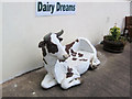 Bovine seat at Dairy Dreams ice cream parlour