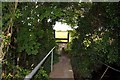 Footbridge to a stile at Sutton Courtenay