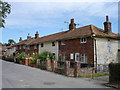 Old cottages along Spring Lane