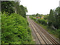 Pewsey: Main railway line to London, 75? miles ahead