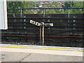 Railway gradient marker, Greenford station