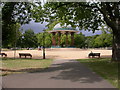 TQ2874 : Clapham Common, bandstand by Mike Faherty