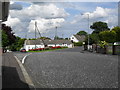 Fork at Milebush Road and Jubilee Road, Dromore