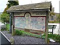 Board announcing Pontyates Mining Heritage Walk