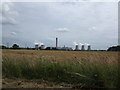 Fields towards Drax Power Station