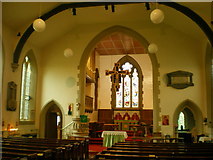 SE1223 : The Parish Church of St Anne in the Grove, Southowram, Interior by Alexander P Kapp