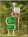 ST8612 : Iwerne Courtney: direction signs at Ranston by Chris Downer