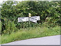 Roadsign on Heveningham Long Lane