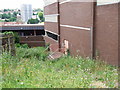 Overgrown fire exit, Chatham