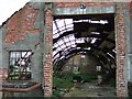 Marsworth Airfield (2) - View into old Nissen Hut