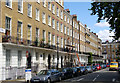 Looking east along the north side of Dorset Square, Marylebone