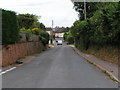 Parsonage Lane, looking towards Woodbury centre