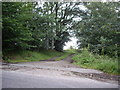 Track, off bend in minor road