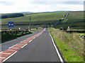 NY8791 : Crossroads on the A68 near Otterburn. by G Laird