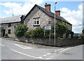 Road junction, Llanfair D.C.