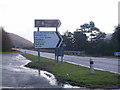 Junction of A835 and A832 at Corrieshalloch Gorge