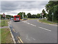 TQ0476 : Longford Roundabout from Bath Road by David Hawgood