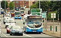 Four buses, Belfast