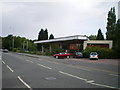 The former Esso petrol station, Newbridge