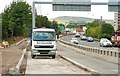 Roadworks, the Westlink, Belfast