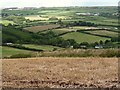 The houses at Bradwell nestling in the valley