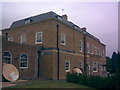 A rear view of the Orsett Hall Hotel